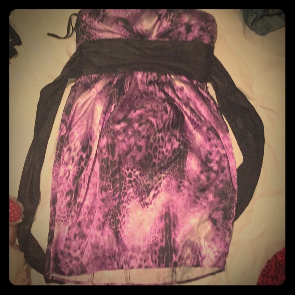 Strapless dress